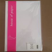 HOUSE OF PAPER SMOOTH WHITE- A4 300GSM 50 pack
